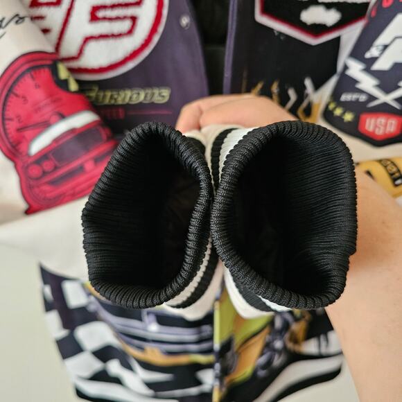 NWT REASON x FAST & FURIOUS Collaboration Varsity Button Down Jacket Sz L - Picture 9 of 16